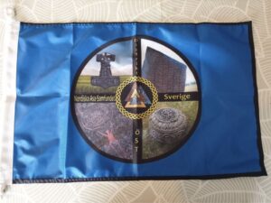 Fasadflagga NAS Distrikt Öst