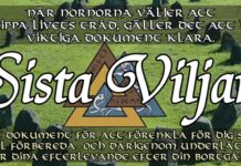 Nu finns det ett dokument inför gravsättningen tillgänglig för nedladdning. Efterlivet - Sista Viljan