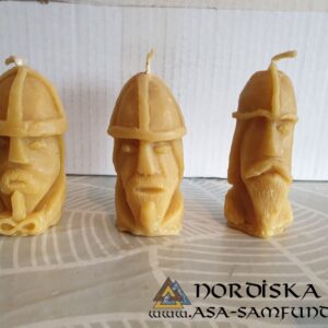 Beeswax candles Odin, Thor, Frey