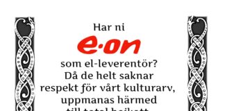 Bojkott mot E.on – Efter massiv förstörelse av fornminnen på Öland Bojkott mot Eon - Efter massiv förstörelse av fornminnen på Öland.