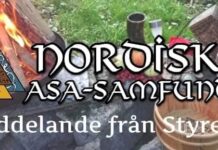 Pressmeddelande: Förnyelse av medlemskap NAS styrelsen informerar