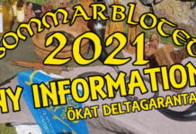 Glada nyheter om Sommarblotet 2021 Uppdaterad information sommarblotet 2021