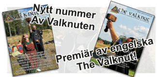 Valknuten Nr 04 2021 ute nu och den engelska versionen av Valknuten har premiär! Nytt nummer ute av Valknuten och premiär för engelska The Valknut