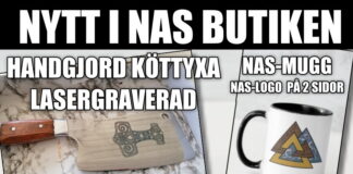 Exklusiv köttyxa och NAS muggar finns nu i NAS Butiken Nyheter i NAS Butiken