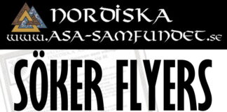 Nordiska Asa-samfundet söker flyers Nordiska Asa-samfundet söker flyers