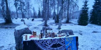 Utförda Blot 2023: Draupnir höll Alvablot vid Fagertofta gravfält, Fagertofta Draupnir höll Alvablot vid Fagertofta gravfält, Fagertofta