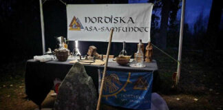 Utförda Blot 2023: Idavallen höll Alvablot vid Dye Domarringar i Karlstad