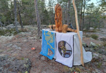 Utförda Blot 2023: Vergelmer höll Alvablot på Bälingeberget, Luleå Vergelmer höll Alvablot på Bälingeberget, Luleå