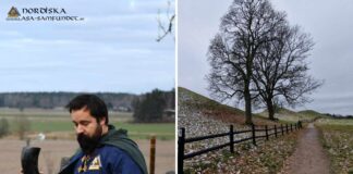 Utförda Ceremonier 2023: Begravningsceremoni vid Kungshögarna i Gamla Uppsala