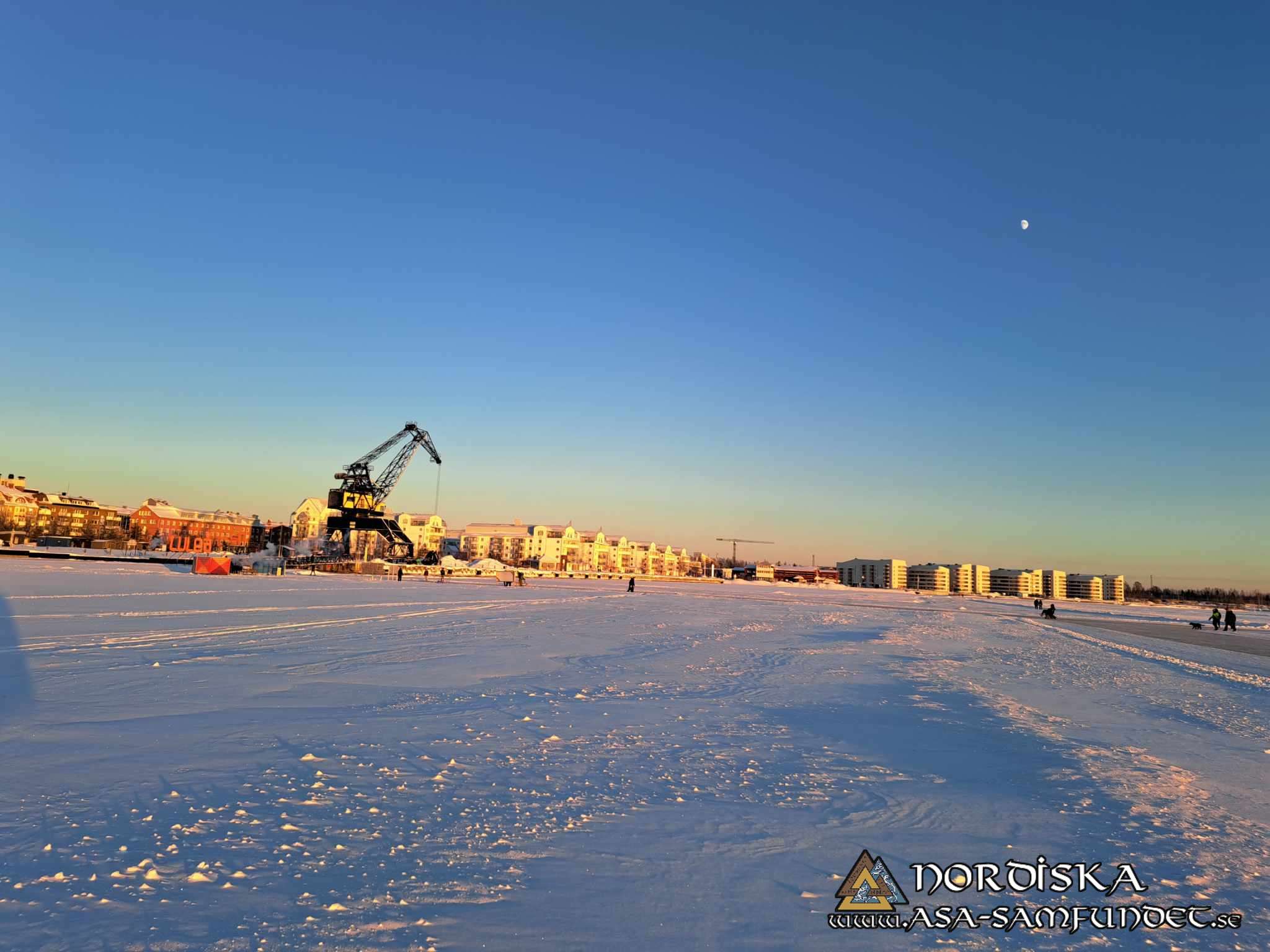 Utförda Blot 2024: Blotlaget Vergelmer höll Midvinterblot vid Södra Hamnen i Luleå