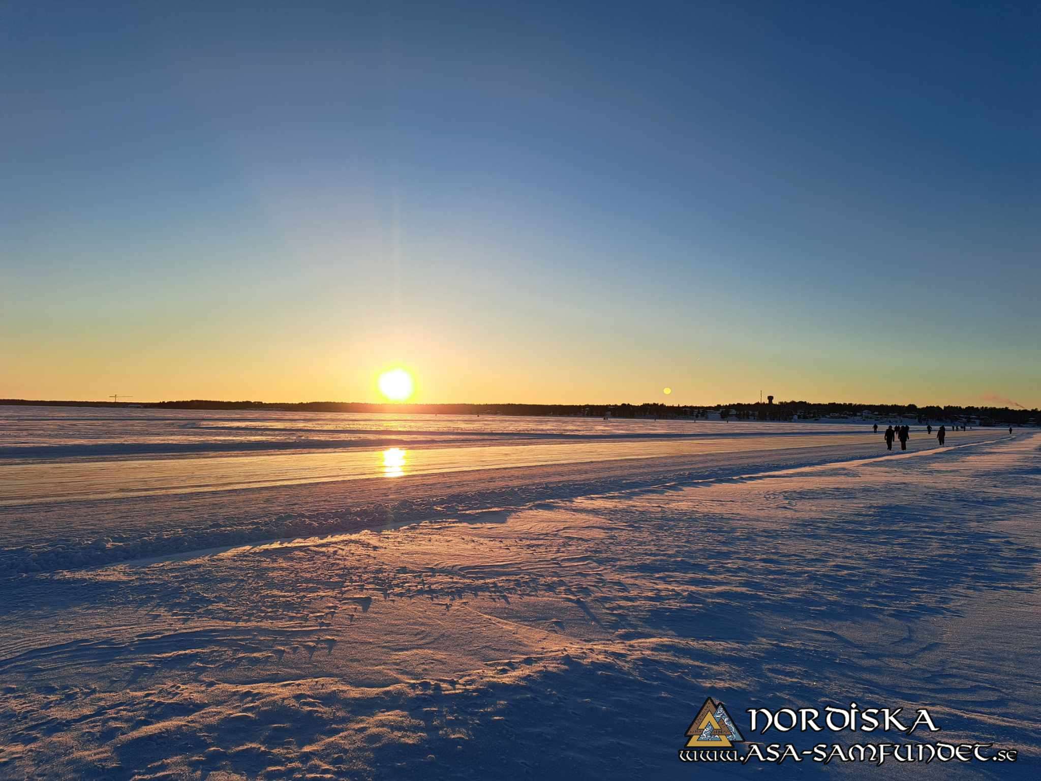 Utförda Blot 2024: Blotlaget Vergelmer höll Midvinterblot vid Södra Hamnen i Luleå