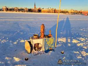 Utförda Blot 2024: Blotlaget Vergelmer höll Midvinterblot vid Södra Hamnen i Luleå