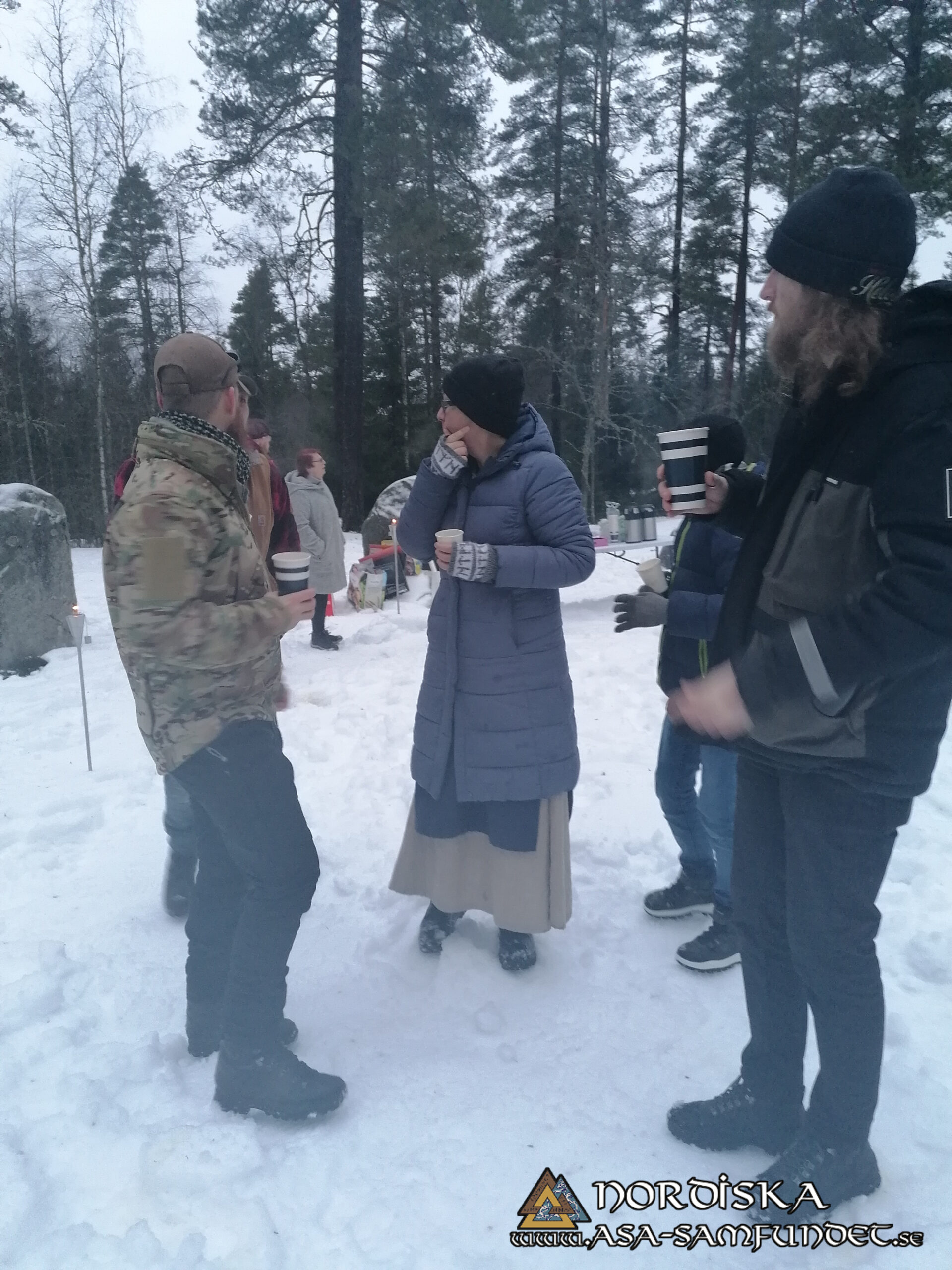 Utförda Blot 2024: Blotlaget Yggdrasil höll Midvinterblot vid Torsa Stenar, Nässjö