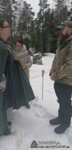 Utförda Blot 2024: Blotlaget Yggdrasil höll Midvinterblot vid Torsa Stenar, Nässjö