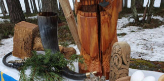 Utförda Blot 2024: Blotlag Vergelmer höll Segerblot 27 April 2024