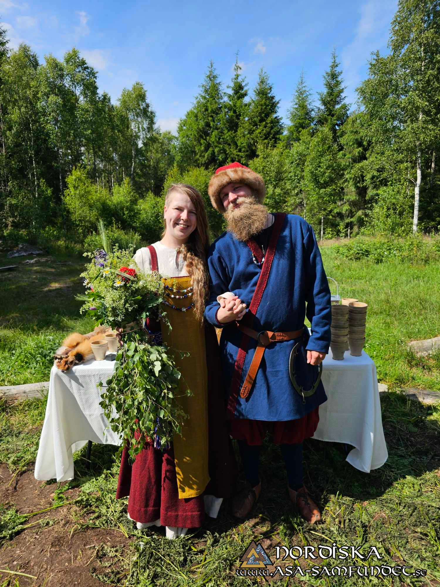 Utförda Ceremonier 2024: Bröllopsceremoni för Oscar Söderström och Cecilia Ringner i Skillingaryd