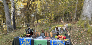 Utförda Blot 2024: Blotlag Gungnir höll Vinternätterblot 19 Oktober 2024