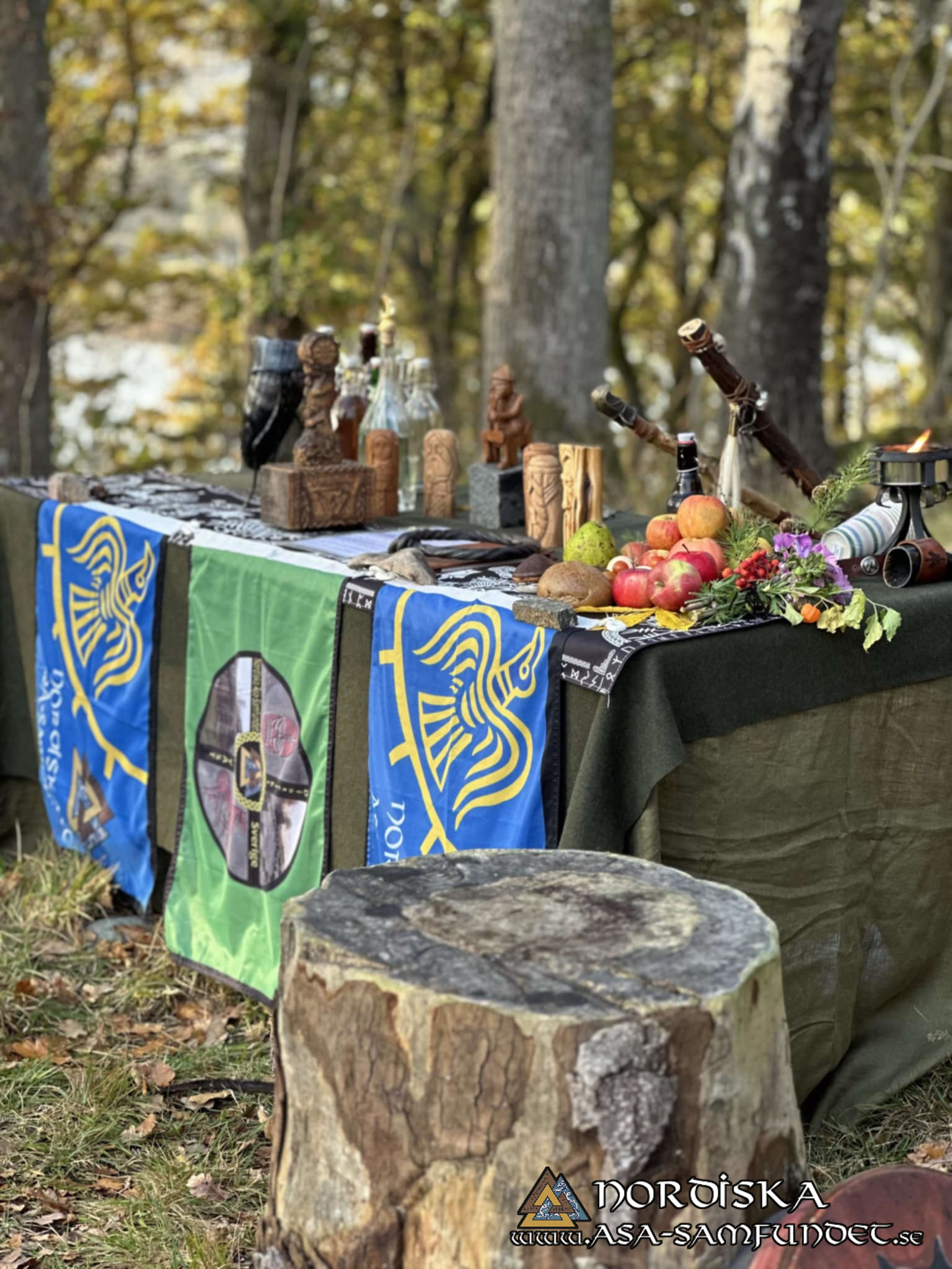 Utförda Blot 2024: Blotlag Gungnir höll Vinternätterblot 19 Oktober 2024