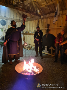 Utförda Blot 2024: Blotlag Idavallen höll Vinternätterblot 19 Oktober 2024