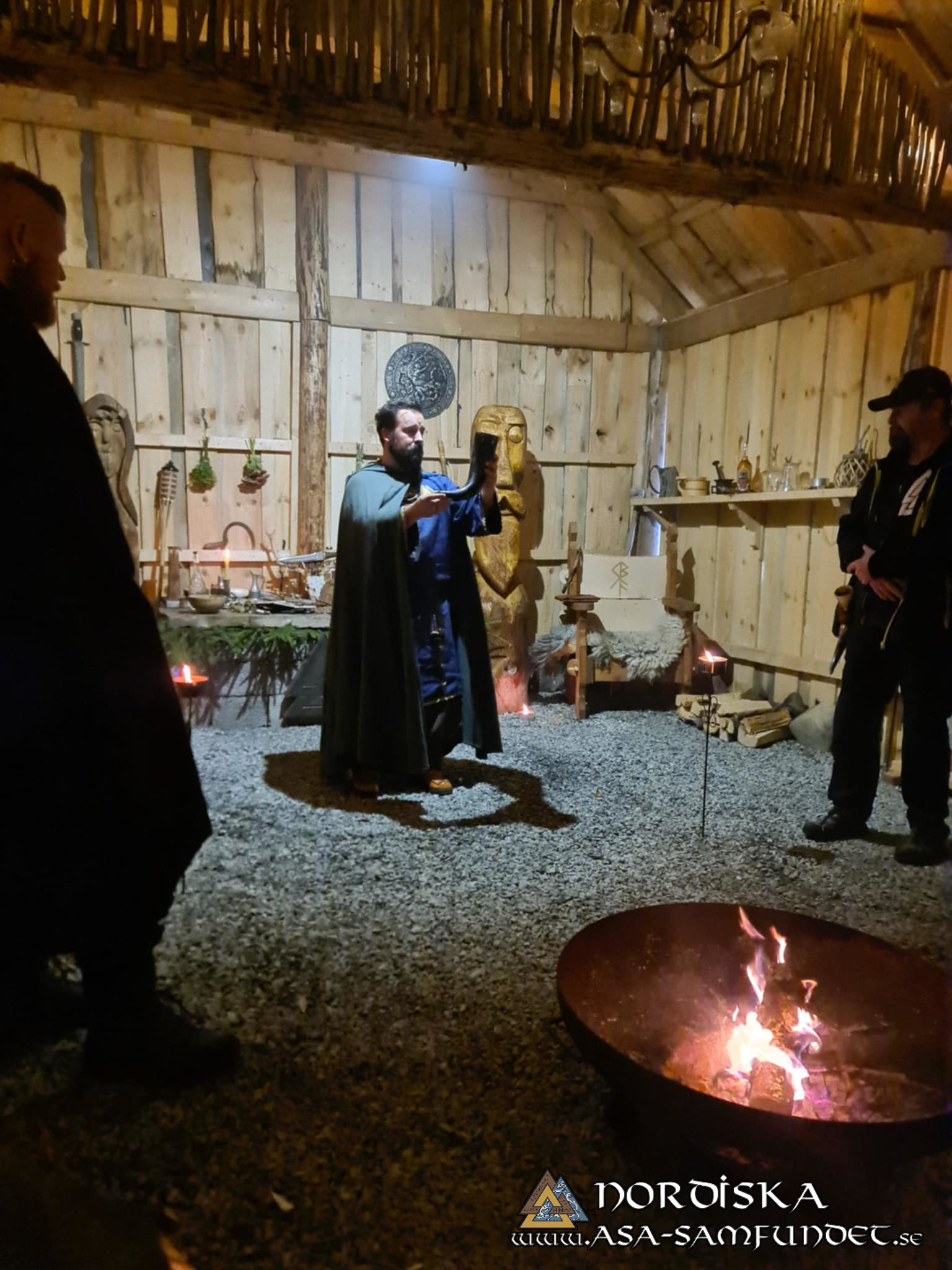 Utförda Blot 2024: Blotlag Idavallen höll Vinternätterblot 19 Oktober 2024