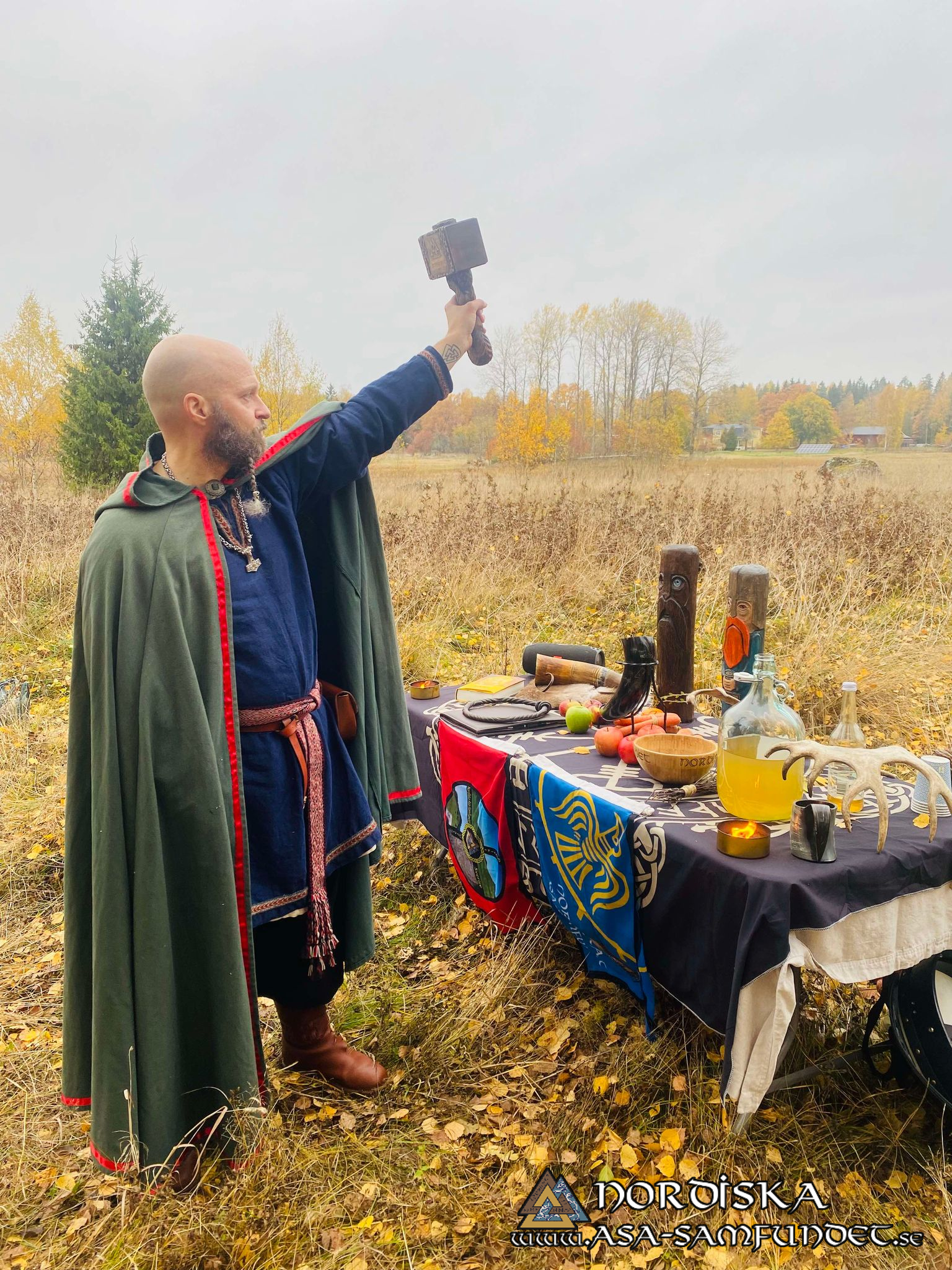 Utförda Blot 2024: Blotlag Ymer höll Vinternätterblot 20 Oktober 2024