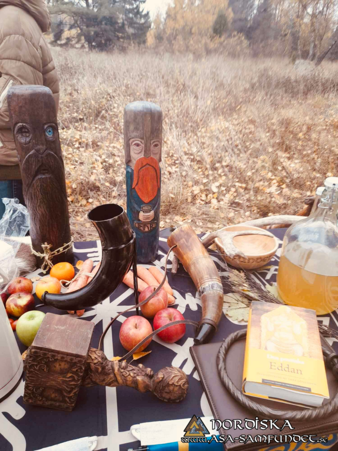 Utförda Blot 2024: Blotlag Ymer höll Vinternätterblot 20 Oktober 2024