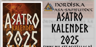 Nytt i NAS Butiken: Asatro Kalender 2025 Nytt i NAS Butiken: Asatro Kalender 2025