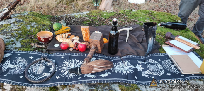 Utförda Blot 2024: Blotlag Gungnir höll Alvablotblot 16 November 2024