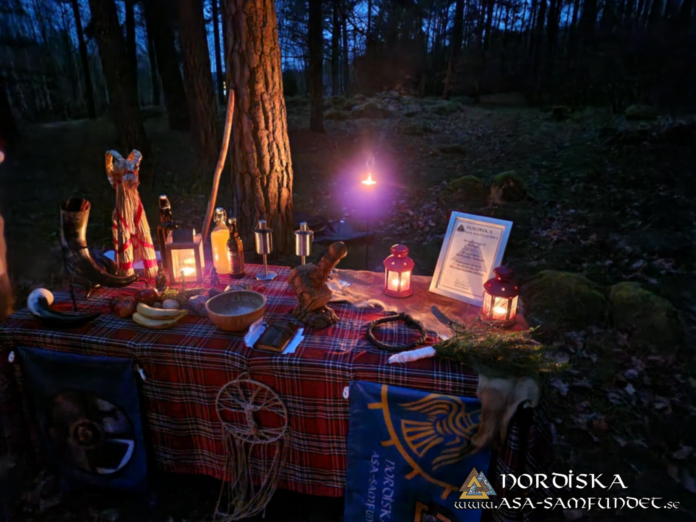 Den 7 december höll blotlaget Sleipner höll sin årliga julrit som avslutades med ett gille