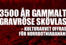 3500 år gammalt gravröse skövlas – kulturarvet offras för Norrbotniabanan! 3500 år gammalt gravröse skövlas – kulturarvet offras för Norrbotniabanan!