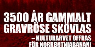 3500 år gammalt gravröse skövlas – kulturarvet offras för Norrbotniabanan! 3500 år gammalt gravröse skövlas – kulturarvet offras för Norrbotniabanan!