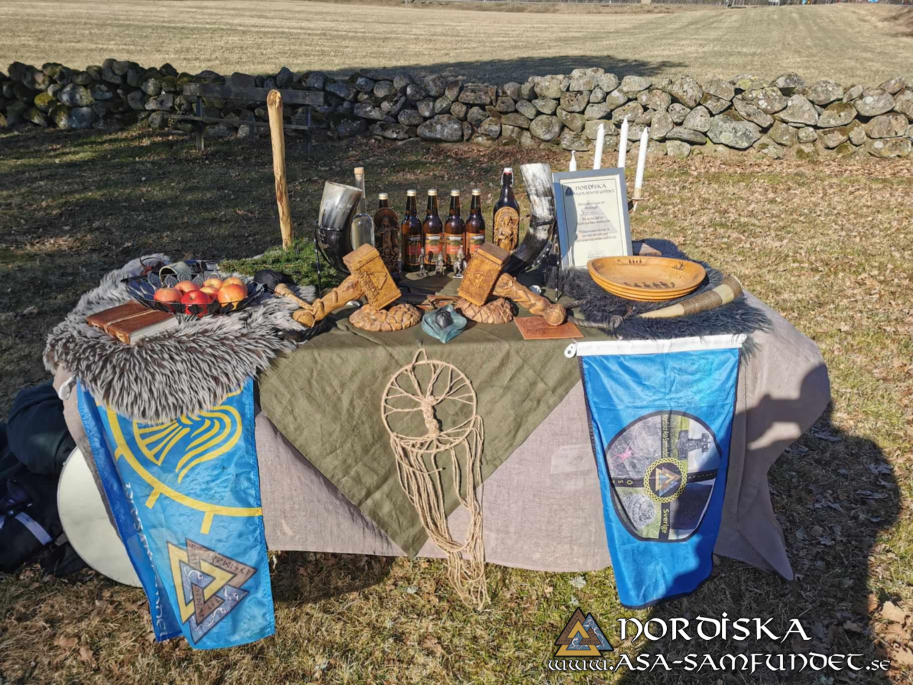 Utförda Blot 2025: Blotlagen Yggdrasil och Sleipner höll ett gemensamt Disablot 15 Mars 2025