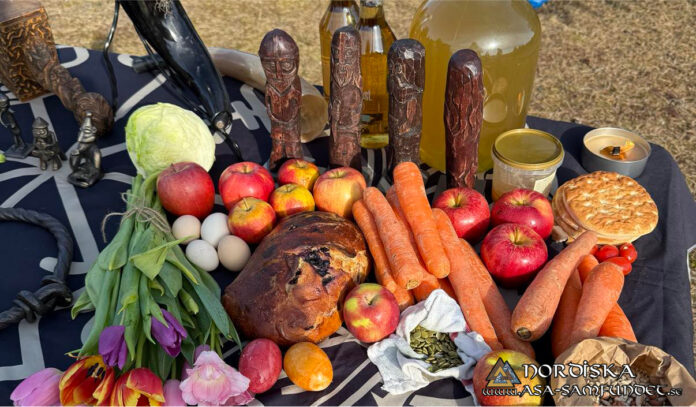 Utförda Blot 2025: Blotlag Ymer höll Disablot 8 Mars 2025