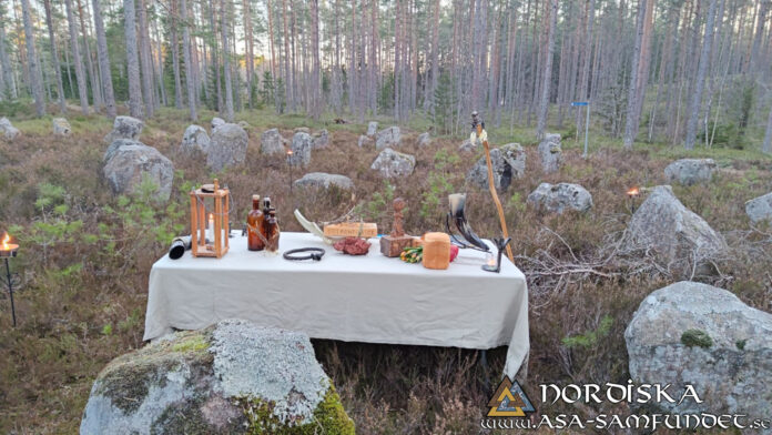 Blotlag Draupnir Disablot 2025 Utförda Blot 2025: Blotlag Draupnir höll Disablot 22 Mars 2025