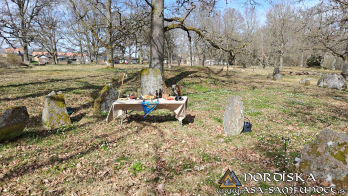 Blotlag Draupnir Segerblot 2025 Utförda Blot 2025: Blotlag Draupnir höll Segerblot 13 April 2025