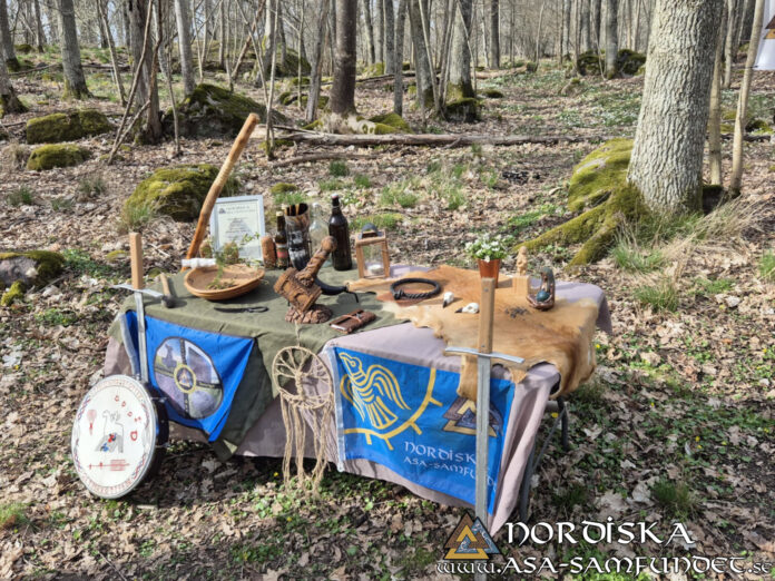 Utförda Blot 2025: Blotlag Sleipner höll Segerblot 13 April 2025