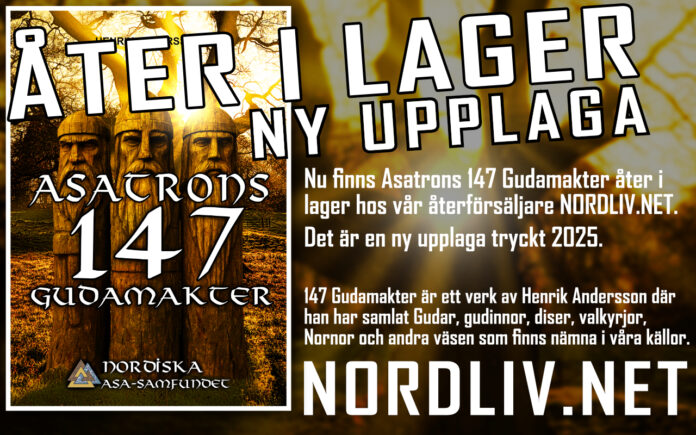 Nu finns Asatrons 147 Gudamakter åter i lager – ny upplaga 2025!