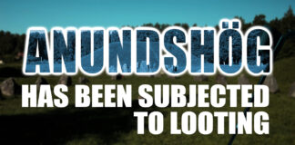 Anundshög has been Subjected to looting Anundshög has been Subjected to looting