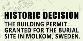 Historic decision – building permit granted for the burial site in Molkom in Sweden Historic decision – building permit granted for the burial site in Molkom in Sweden
