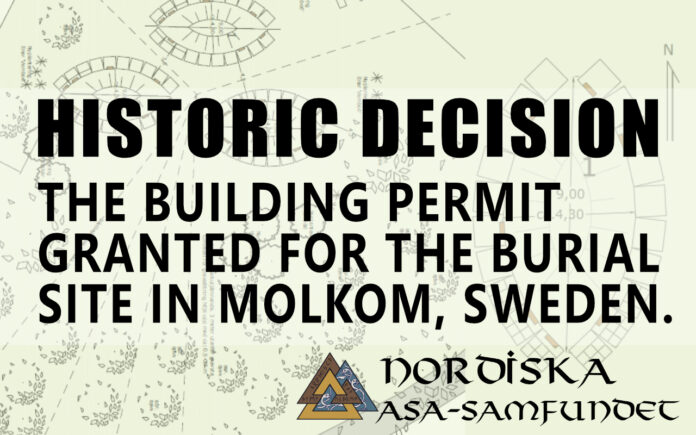 Historic decision – building permit granted for the burial site in Molkom in Sweden