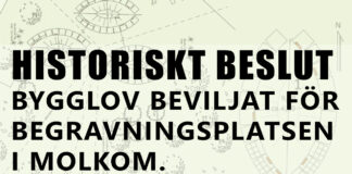 Historiskt beslut – bygglov beviljat för begravningsplatsen i Molkom Historiskt beslut – bygglov beviljat för begravningsplatsen i Molkom