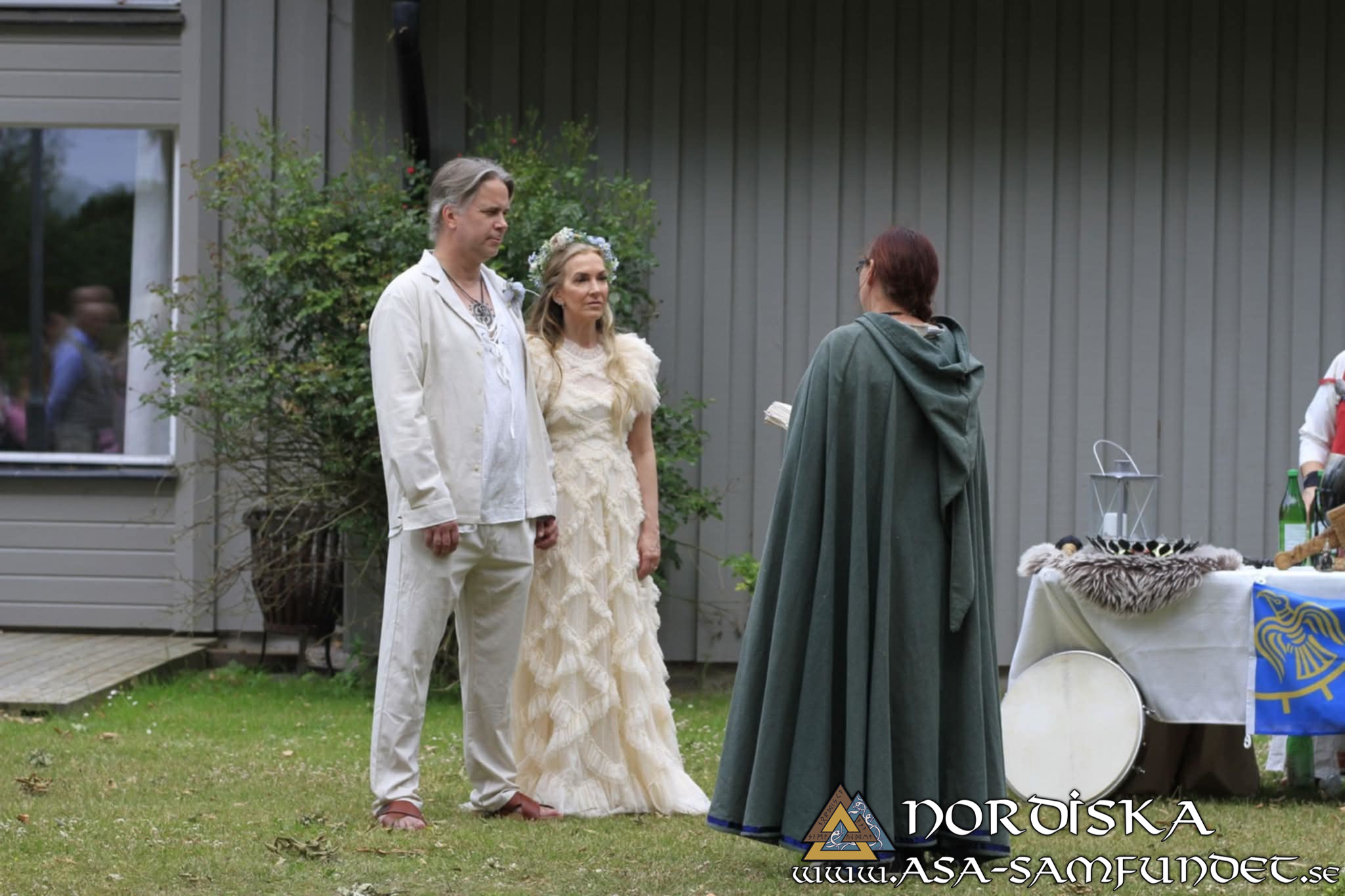 Utförda Ceremonier 2025: Bröllopsceremoni för Harry Waltersson och Annalisa Biagini Waltersson, Hörvik