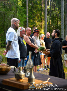 Utförda Blot 2025: Blotlaget Idavallen höll blot för Tors mc och dess fränder 15 Augusti 2025