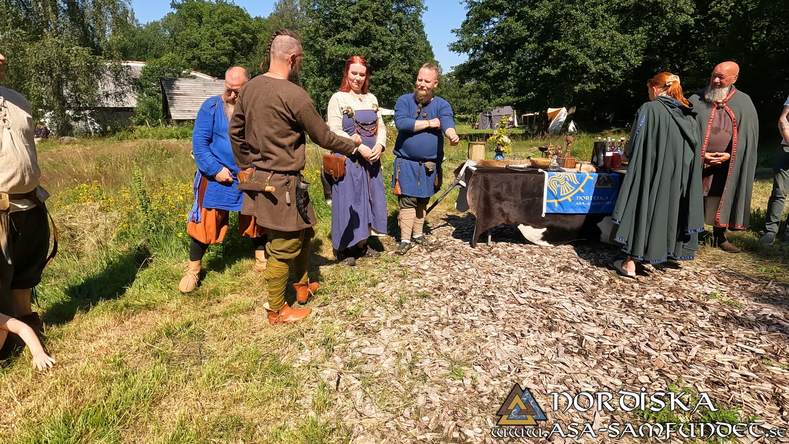 Utförda Ceremonier 2025: Bröllopsceremoni för Björn Oddvar och Beatrice Ludvigsen på Ale vikingagård
