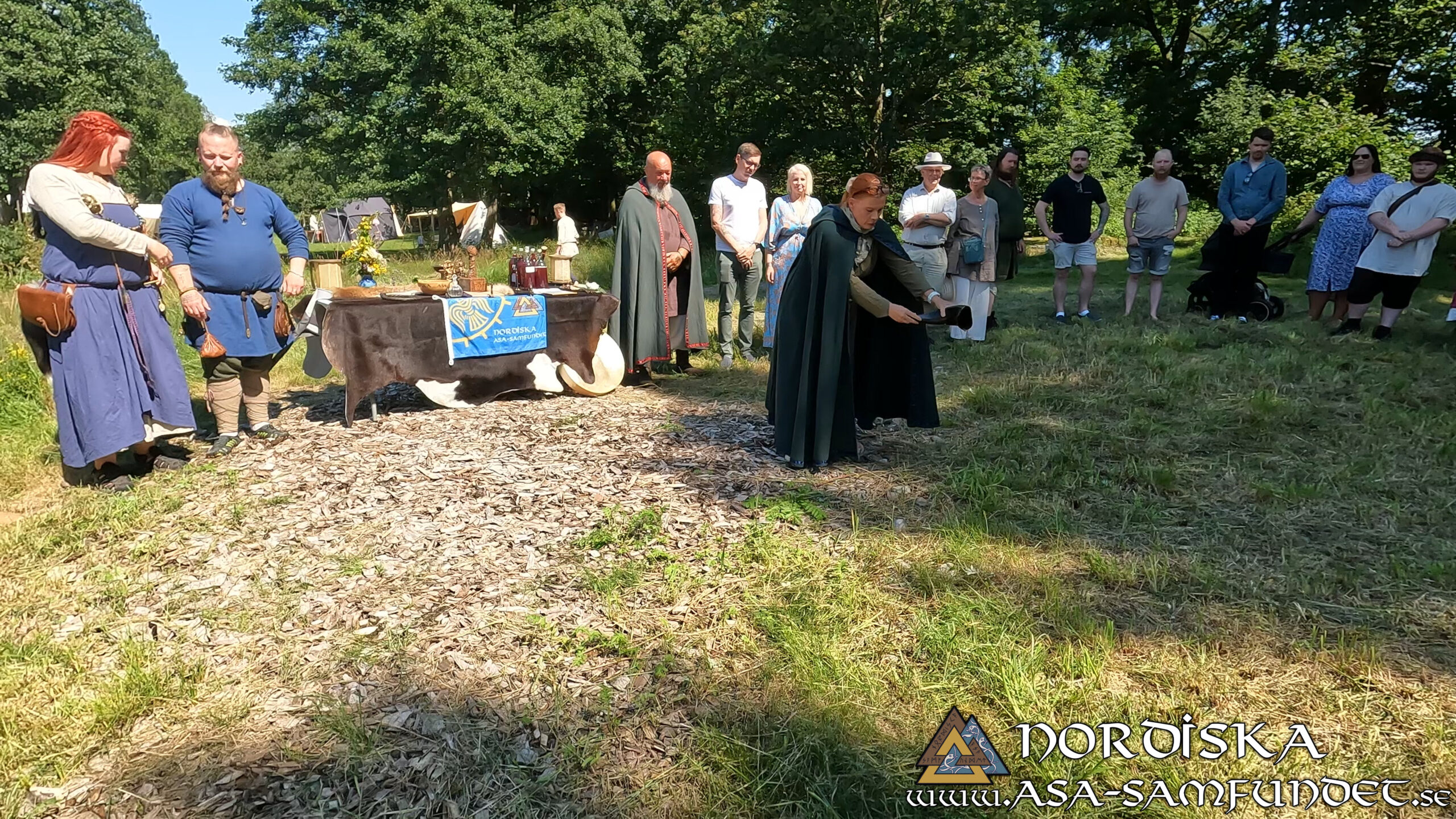 Utförda Ceremonier 2025: Bröllopsceremoni för Björn Oddvar och Beatrice Ludvigsen på Ale vikingagård