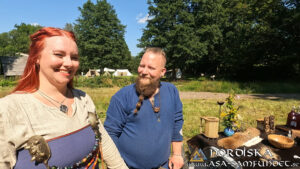 Utförda Ceremonier 2025: Bröllopsceremoni för Björn Oddvar och Beatrice Ludvigsen på Ale vikingagård