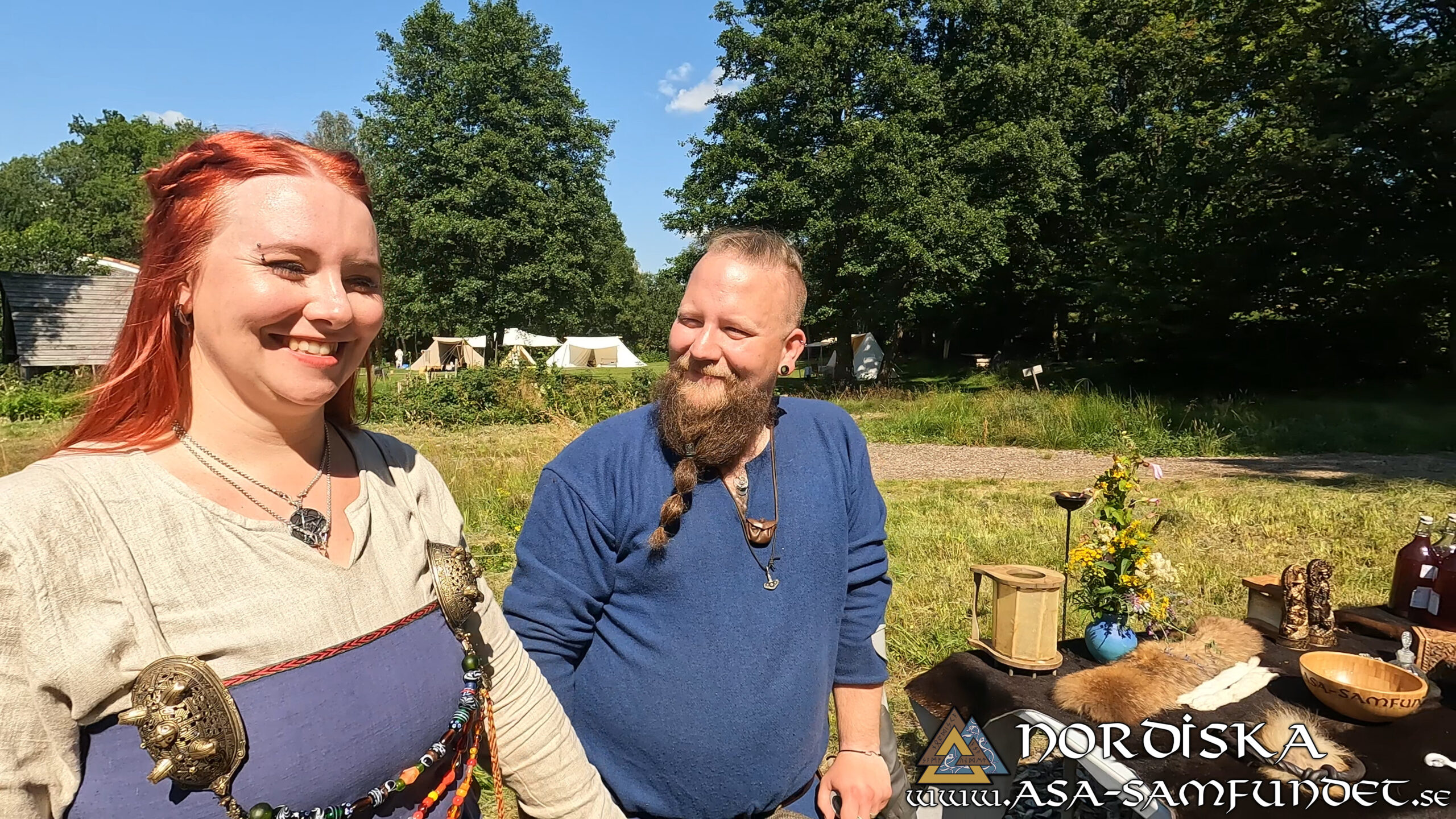 Utförda Ceremonier 2025: Bröllopsceremoni för Björn Oddvar och Beatrice Ludvigsen på Ale vikingagård