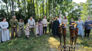 Utförda Ceremonier 2025: Bröllopsceremoni för Björn Oddvar och Beatrice Ludvigsen på Ale vikingagård