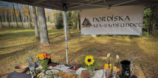 Blóts performed 2025: Blót Kindred Idavallen held Winter Nights Blót on October 11, 2025 Utförda Blot 2025: Blotlaget Idavallen höll Vinternätterblot 11 Oktober 2025