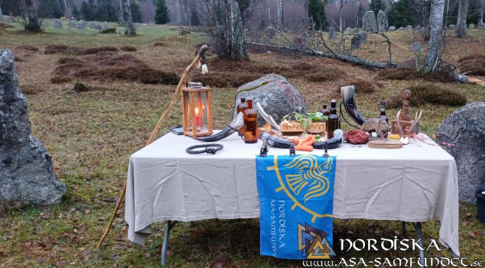 Utförda Blot 2025: Blotlaget Draupnir höll Alvablot 8 November 2025